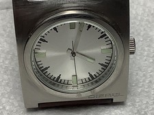 Diesel  Watch Quartz  With Brown Leather Stra...