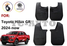 For 2024+ Toyota Hilux VIGO GR Front & Rear Splash Guards Mud Flaps Fender
