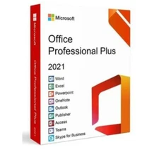 Microsoft Office 2021 Professional Plus Lifetime License with Key Card (PC)