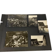 Vintage Burg Wildenstein Scrapbook Pages Postcards Photos Donautal Regensburg