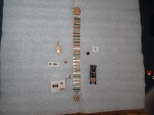 Vintage Masonic DeMolay Medals & Awards Collection Including PMC 10K Gold