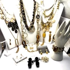 2+ lb. Vintage Modern ALL Gold Tone Designer Costume Jewelry Lot
