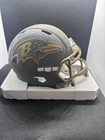 Riddell Mini Helmet Baltimore Ravens Alternate Helmet Autograph Ray Lewis