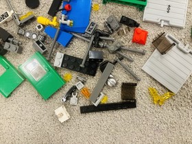 Lego 7897 & 7898 Mixed Parts & Pieces City Passenger Train Cargo Train Track