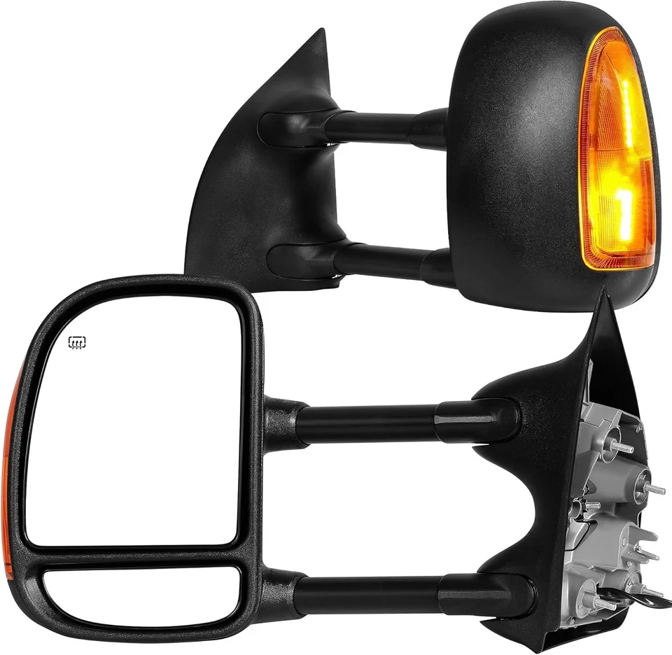 Foldable Towing Mirrors with Turn Signal for Ford F-Series & Excursion 2001-2005 Foto 3 de 4