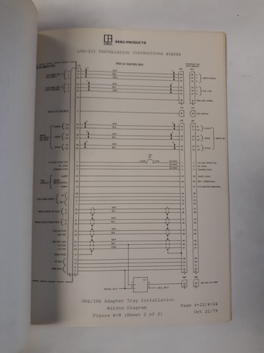 Aero Products LTN-211 Omega Navigation System 458280 Installation Inst Original - Picture 16 of 16