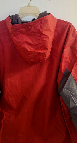 Chaqueta cortavientos roja/gris desde 1981 forrada de malla Falcons; 2XL; capucha; cremallera; bolsillo - Imagen 4 de 24