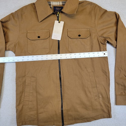 Herrenjacke Größe Small Nomad Orange Rost durchgehender Reißverschluss Neu mit Etikett Freizeit leichtes Wetter - Bild 3 von 14