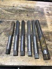 USA Hand Reamer HSS Straight 10 & 12 Flute 15/16” thru 1-11/32” Qty. 6