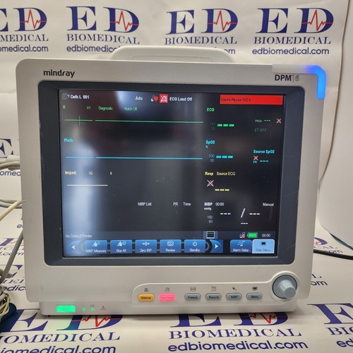 Monitor de paciente Mindray DPM6 con módulo Masimo MPM - probado biomédico - Imagen 4 de 8