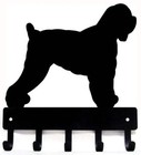 Black Russian Terrier Dog Key Rack/ Leash Hanger