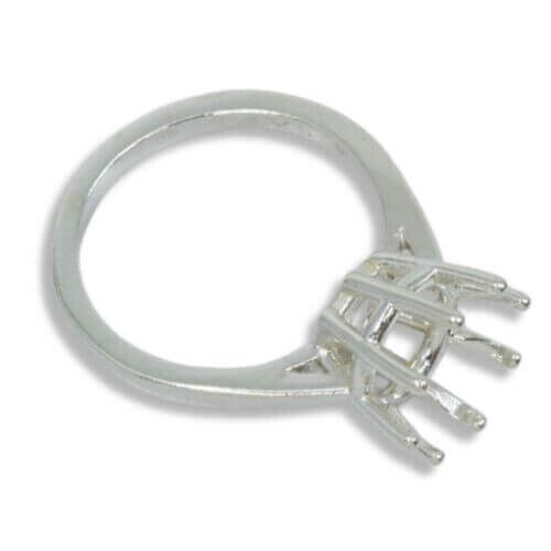 (9mm - 20mm) Round Deep Cut Ring Setting (Ring Sizes 5-11) - Picture 2 of 3