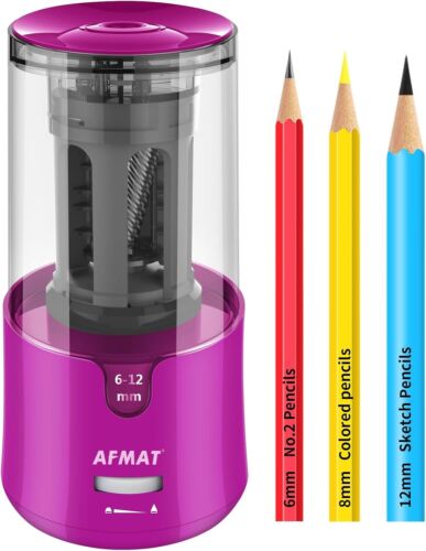Ultra-Fast Electric Pencil Sharpener for Colored Pencils – Auto Stop & Efficient - Picture 3 of 9