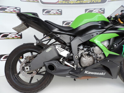 coming soon    8/10 19時値段変更　16000円 Kawasaki ZX6R 636 2013-18 Slip-on Exhaust Muffler + Baffle