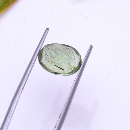 3.90 Cts Peridot Natural Untreated Oval Cut 11.54mm*8.36mm Ring Size Gemstone - Picture 8 of 9