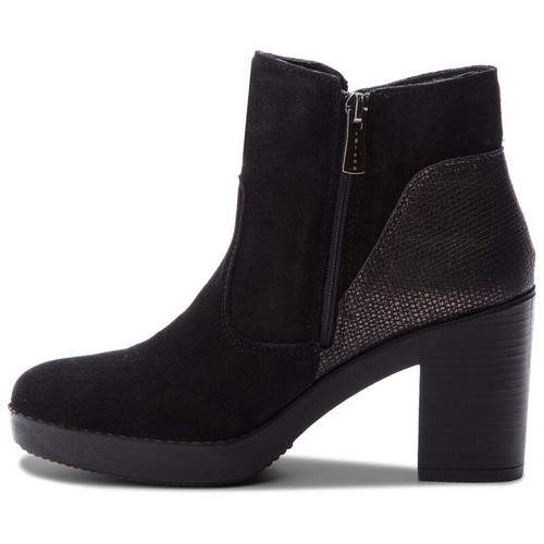 SCARPE TRONCHETTO DONNA IGIECO IGI E CO 2180911 PELLE NERO ORIGINALE AI NEW - Picture 5 of 7