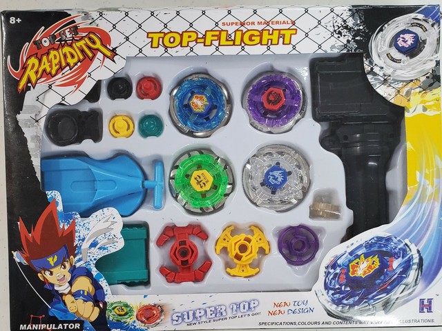 Top Set Rapidity Manipulator Top-Flight Metal Fusion Master Fight Beyblade NEW | eBay