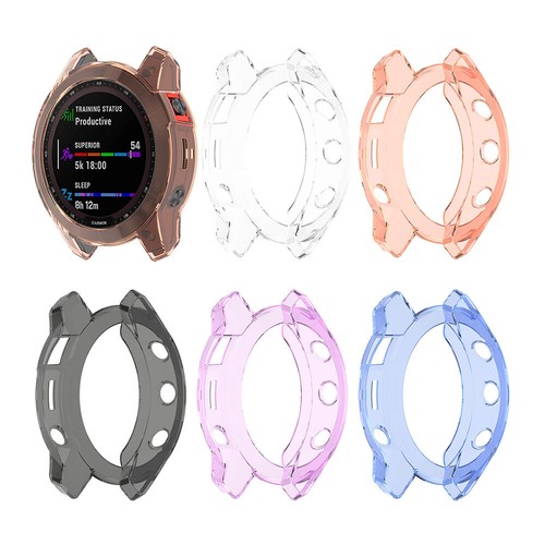 Protector Case for Garmin Fenix 7 Cover Smart Watch TPU Protective Frame Shell - Zdjęcie 9 z 15