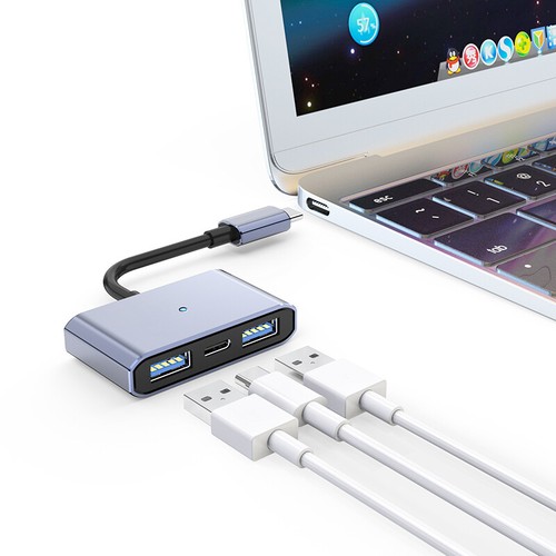 Universal 3in1 USB Type-C Hub TF SD Memory Card Reader For Iphone For Ipad - 第 8/18 張圖片