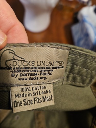 Ducks Unlimited "DU Leader" dunkelgrün bestickt Strapback Mütze - Bild 8 von 9