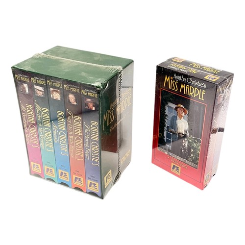 Agatha Christie A&E VHS Lot 2 New Boxsets 7 Tapes Murder Paddington Mirrors NEW - Picture 3 of 11