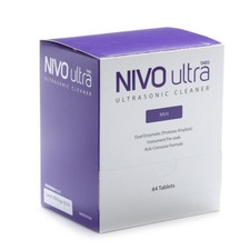 64pk Nivo Enzymatic Ultrasonic Cleaning Solution Tablets USA Supplier 