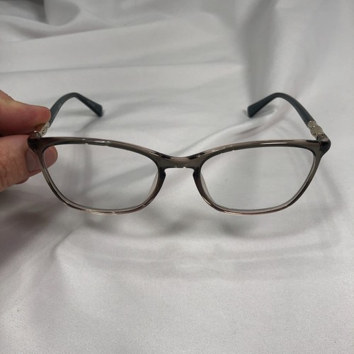Longchamp LO 2695 425 CLEAR GREY EYEGLASSES Frames Only Cat-Eye 53-17-140 L@@K!