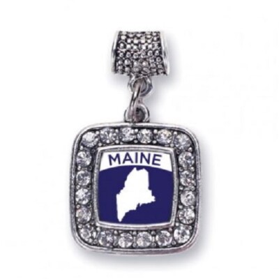 Inspired Silver Heart Disease Memory Charm - Sterling Silver Pave Heart With Cubic Zirconia - View #12