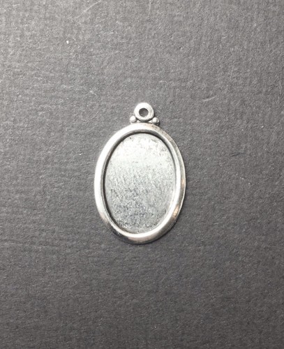 21534 - 4 piezas 10x14 ajuste de joyería plata mate oxidada - Imagen 2 de 4
