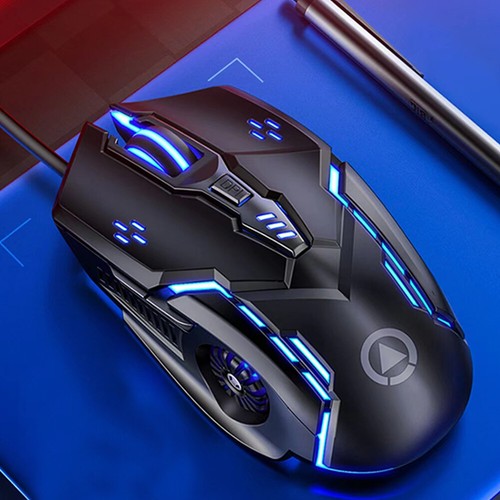 US 1 Pcs Wireless Mouse Gaming Rechargeable Cordless 7 Color LED Backlit PC - Bild 15 von 20