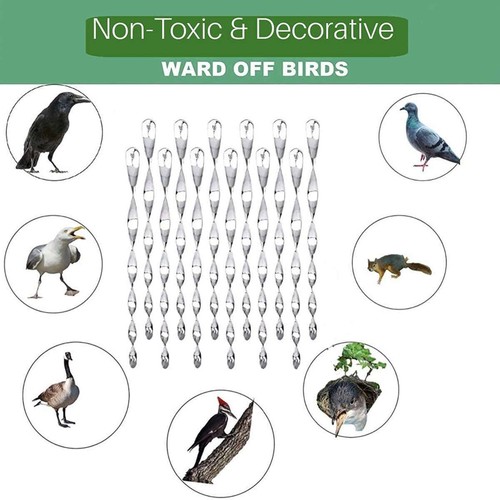 Reflective Tape Pinwheel Owl Scare Garden Hanging Birds Repellent Deterrent new - Picture 24 of 32