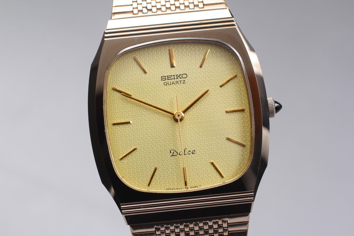 Vintage Seiko Dolce Tungsten NSAG Quartz Dress Watch 5931