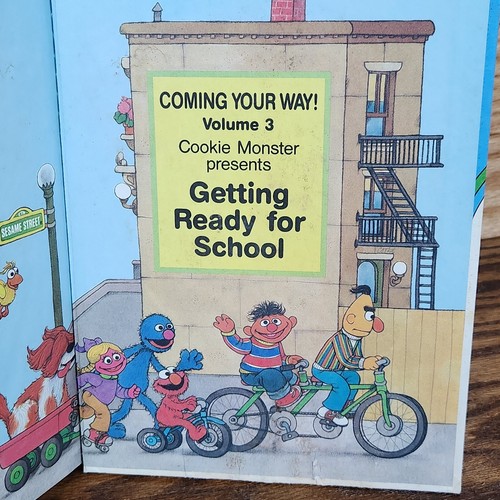 READ Vintage 1989 On My Way With Sesame Street Learning Kids Vol. 1-9 11 12 15 - Foto 15 di 24