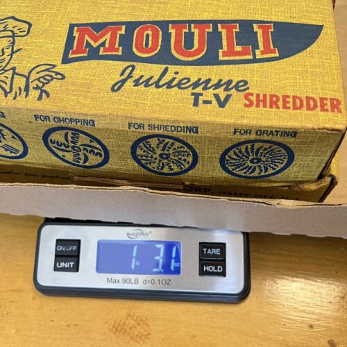 Vintage MOULI Julienne Rotary T-V SHREDDER Orig Box Complete Made In France G1 - Picture 12 of 12