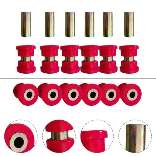 For 1996-2000 HONDA CIVIC EK Replacement Red Lower Control Arm Bushing Kit - Picture 2 of 6