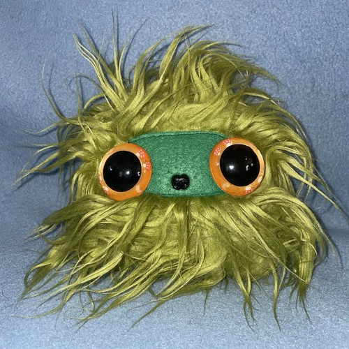 Erica Frank Green Lookie Nugget Plush Mushroom Eyes Fluffy Costume Puppet Maker