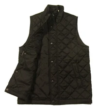 Barbour Men's Black Barlow Quilted Gilet Full Zip Vest