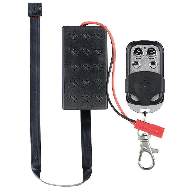 Somikon Mobile 4K-Knopf-Sicherheitskamera, Bewegungserkennung & Fernbedienung - Bild 2 von 4