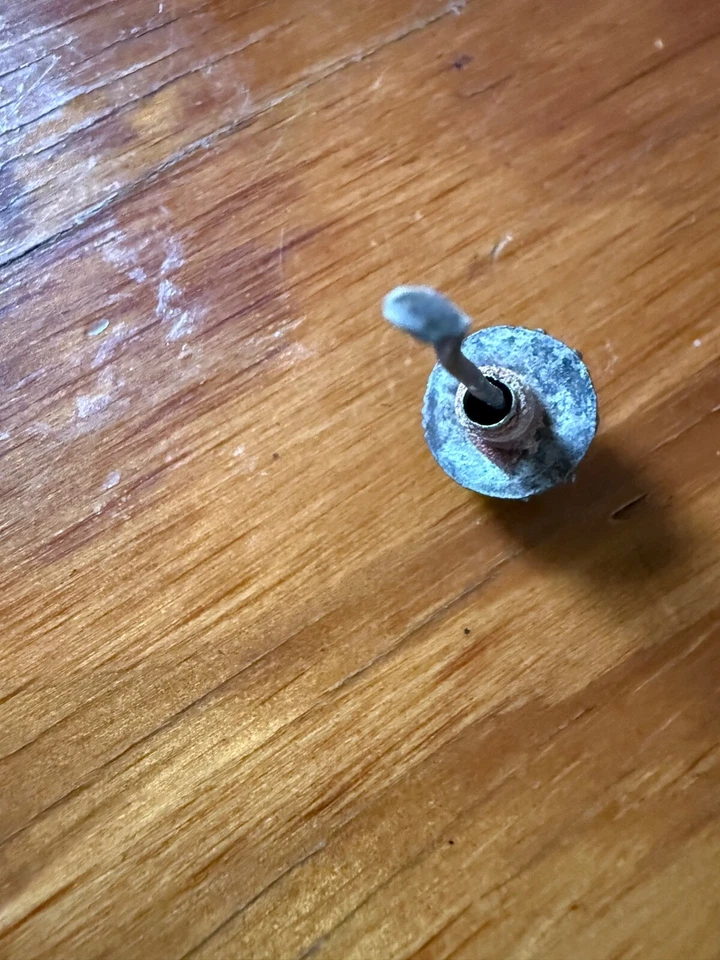 Botella de tabaco de hueso vintage con tapón con joyas Foto 3 de 4