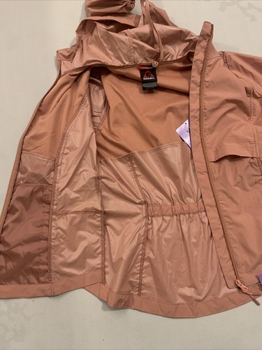 Gerry Women's Rain Jacket Packable Hood High Low Hem Lightweight G21 - Picture 4 of 5