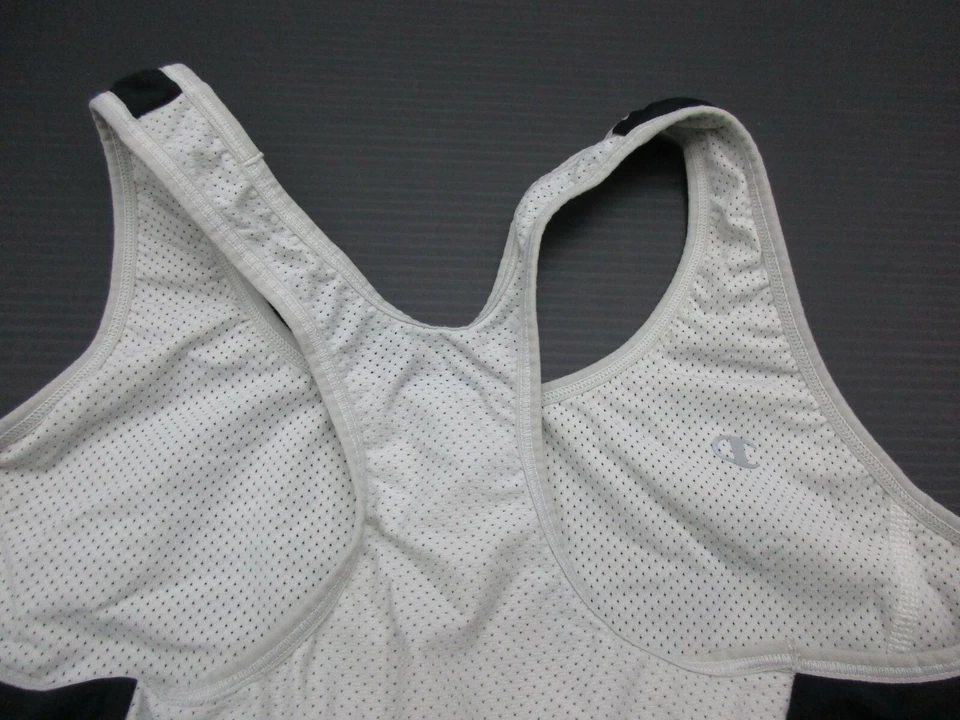 Женский тренировочный спортивный бюстгальтер Champion размер L черный/серый без проводов 1E - Изображение 4 из 4