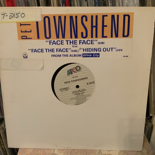 Pete Townsend - Face The Face , Hiding Out & Face The Face Edit 12” EP PROMO VG+