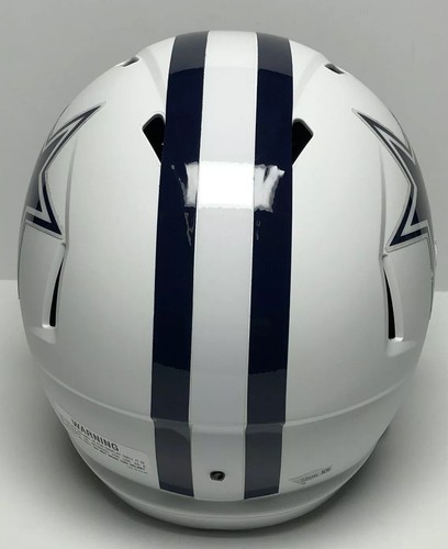 Ezekiel Elliott Signed F/S Rep Flat White Helmet Fanatics COA - Picture 8 of 9