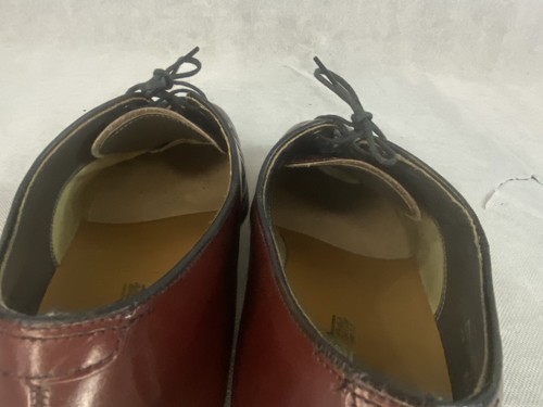 Nettleton USA Ochsenblut Oxford Burgunderrot Einfache Zehe SCHUHE Herren 10D Cordovan Leder - Bild 5 von 12