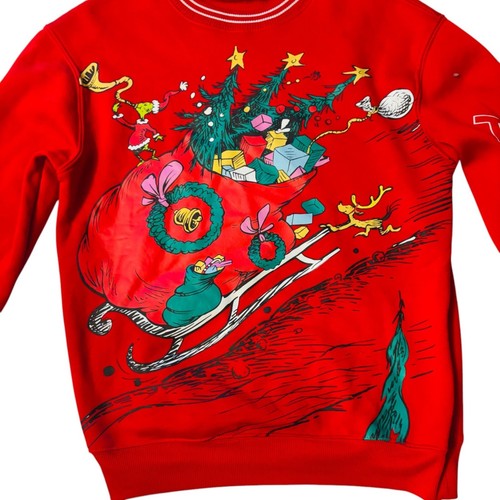 The Grinch Gr. XS Damen Pullover rot - Bild 3 von 3