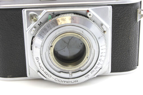Voigtlander Prominent I con lente Nokton 50mm F1.5 y capucha y estuche. Funcionando... - Imagen 7 de 8