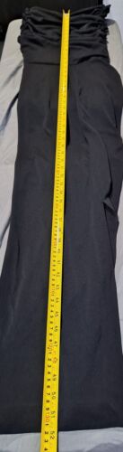 Zara Women's Black Pleated Sleevless Long Dress with Slit Elegant, Medium NWT - Picture 9 of 10