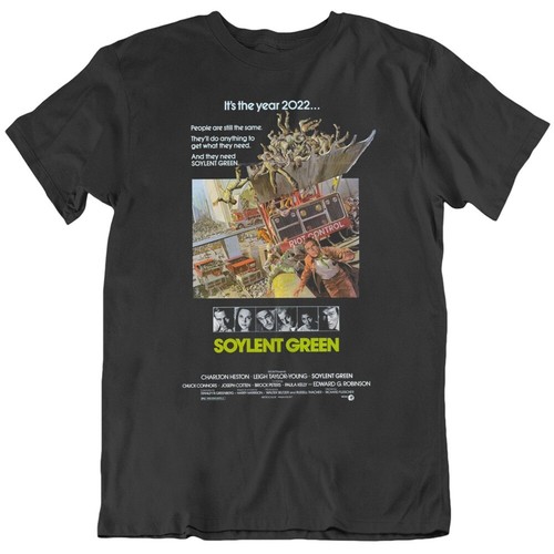 T-Shirt Soylent Grün Retro seltenes Filmposter - Bild 1 von 3