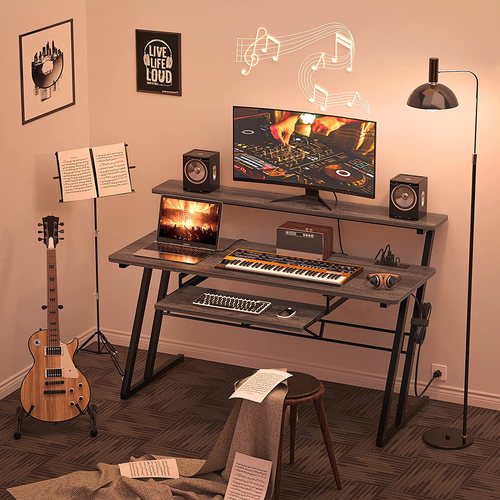 Music Studio Desk, Studio Desk for Music Production, Recording Studio