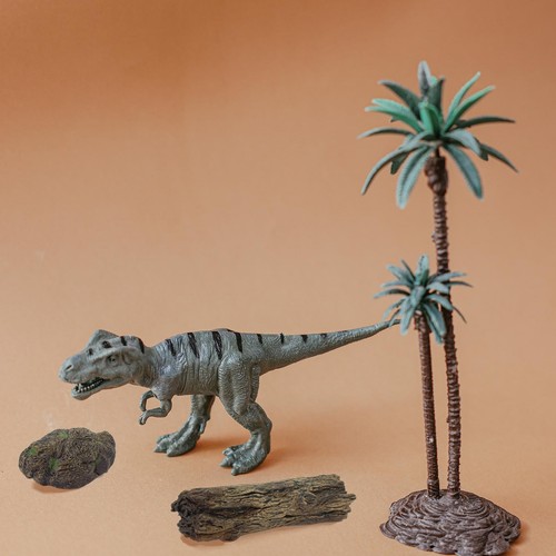 WZ01 Model Dinosaur World 5pcs Resin Stones 4pcs Tree Stumps - Picture 5 of 8